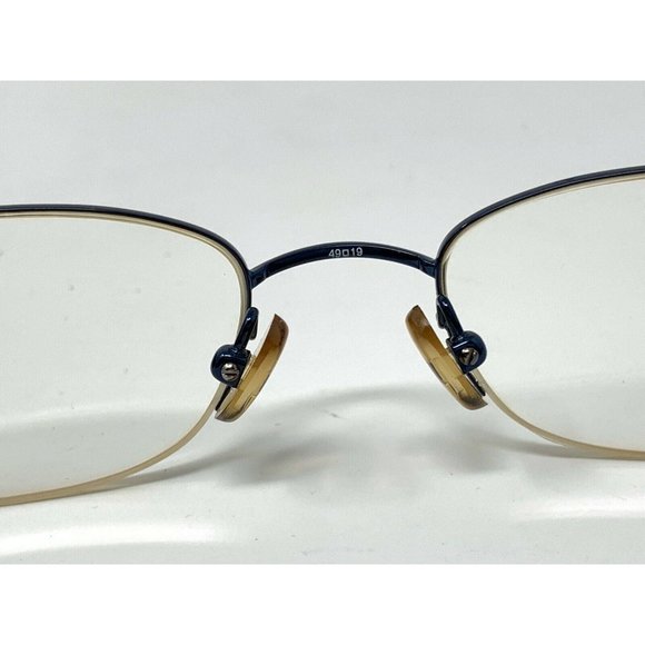 Giorgio Armani Titanium GA 173 VL1 Blue EYEGLASSES FRAMES Half Rimless 49 [] 19 - Picture 11 of 12
